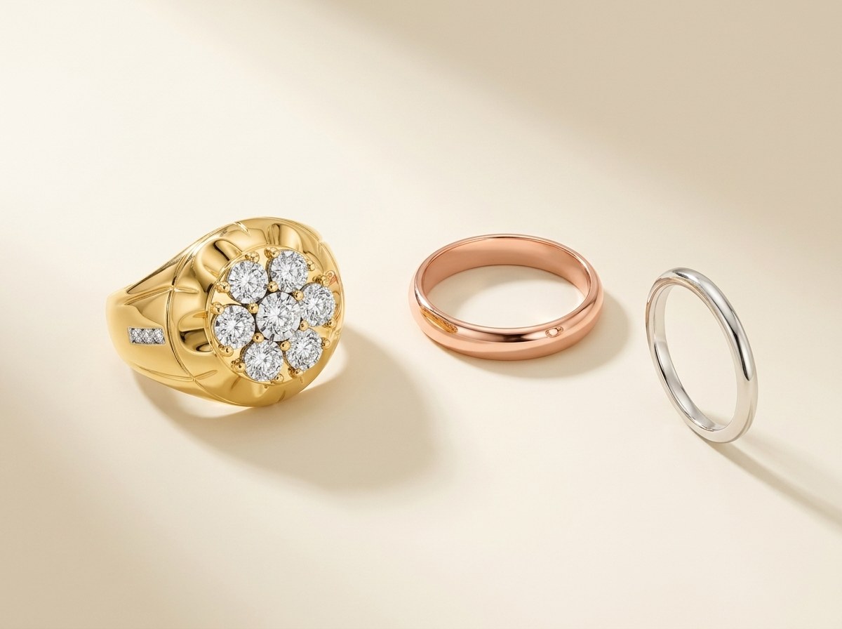 Diamond & Gold Rings