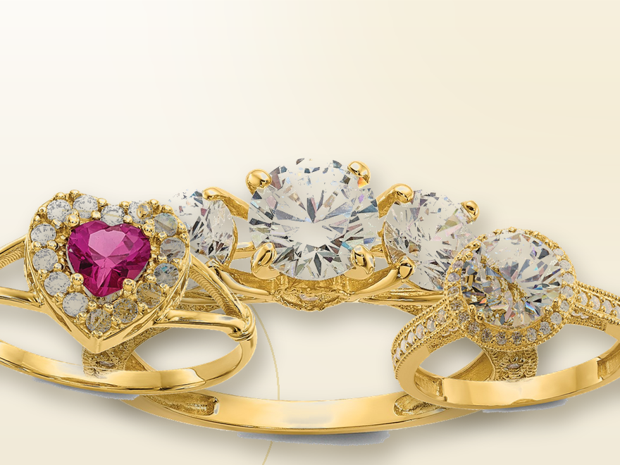 Diamond & Gold Rings